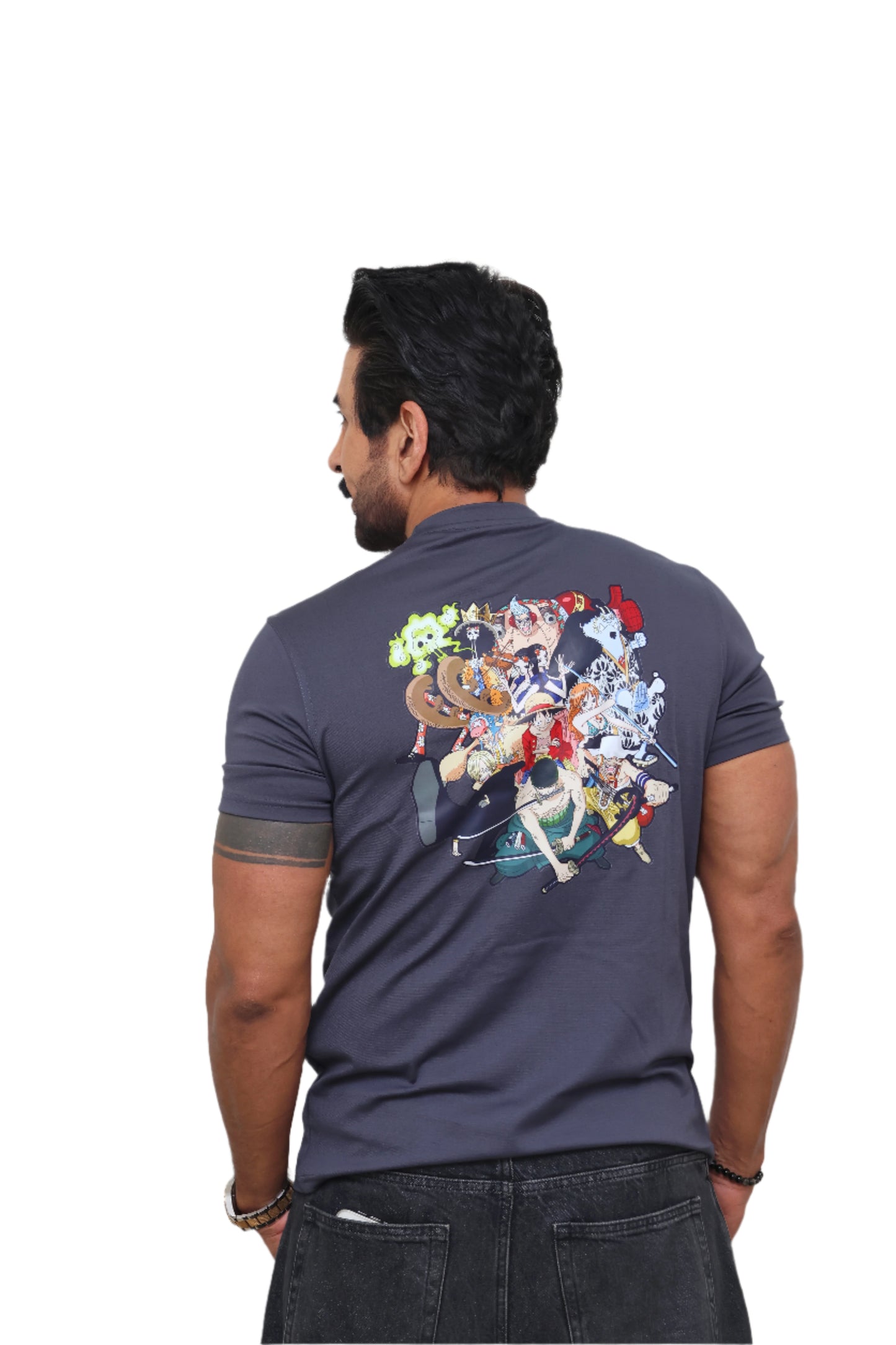 GREY T-Shirt ONE PEICE All Characters