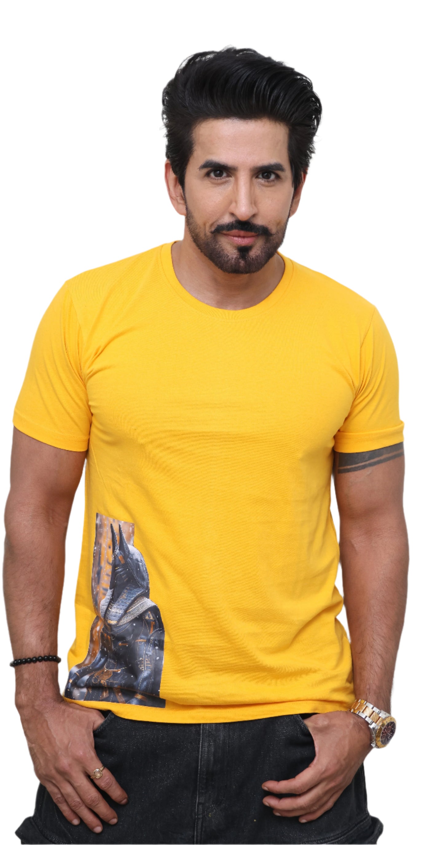 YELLOW BATMAN T-SHIRT : Egyptian Print