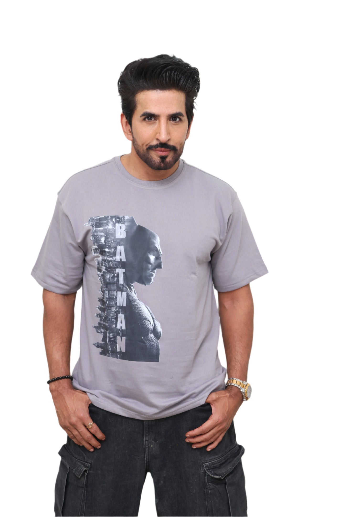 GREY T-SHIRT : EPIC BATMAN ART