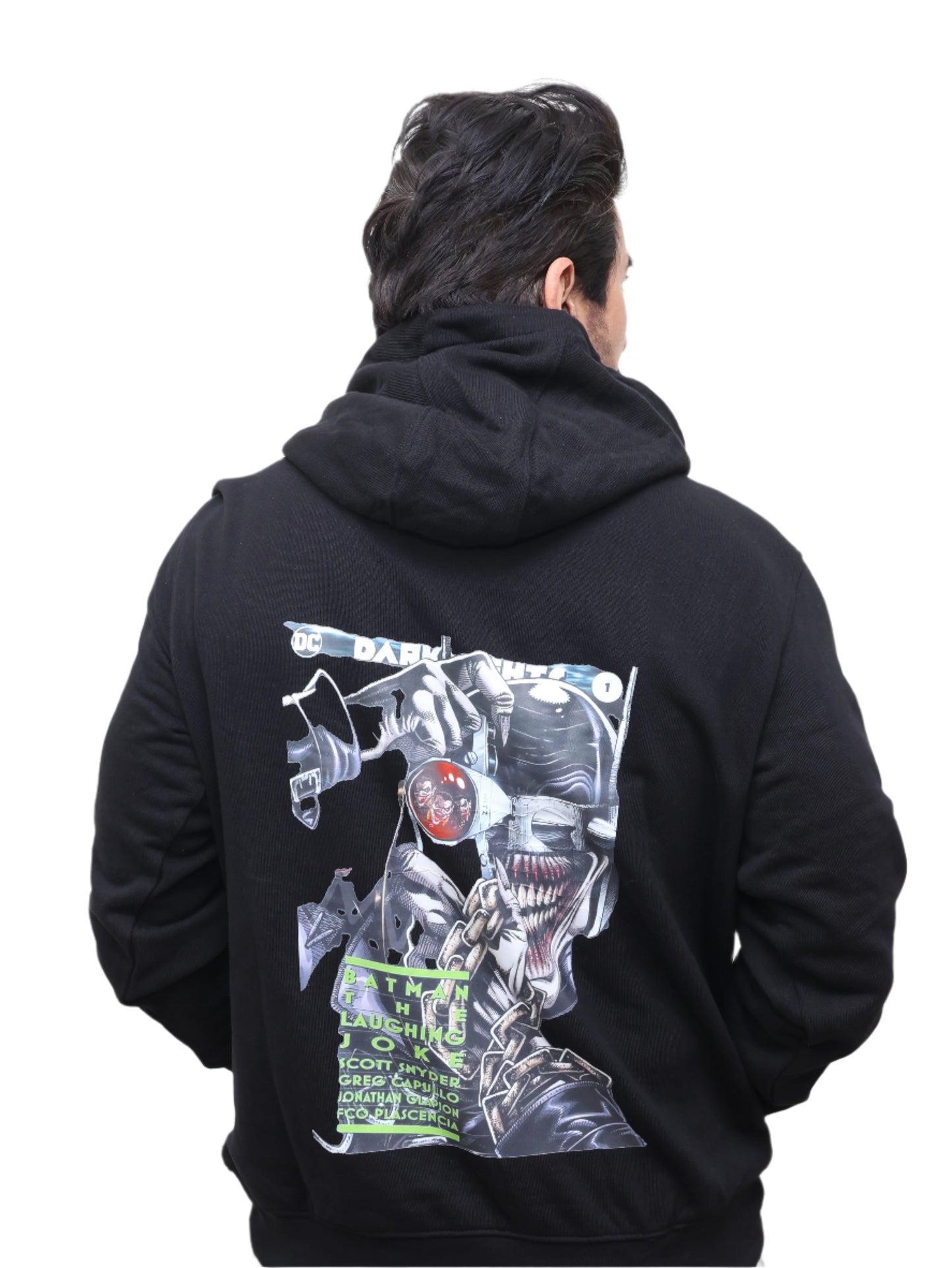 BLACK HOODIE : Batman forever Print