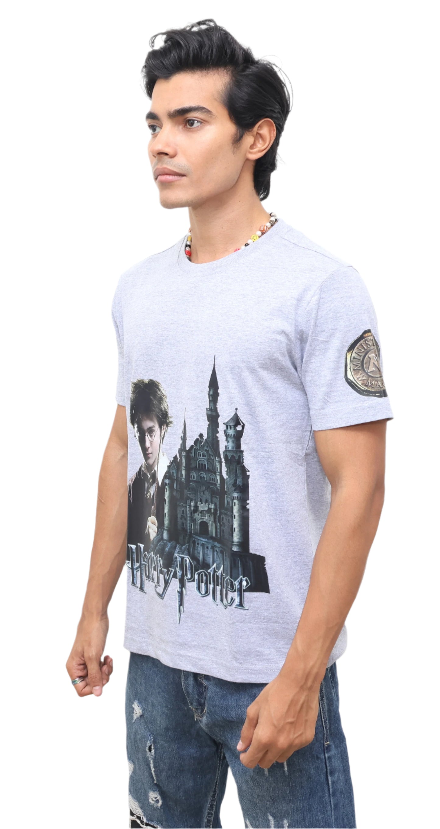 GREY T-SHIRT Harry Porter Print