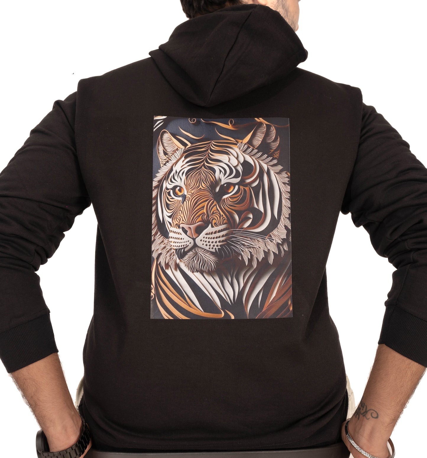 BLACK HOODIE. Save The Tiger