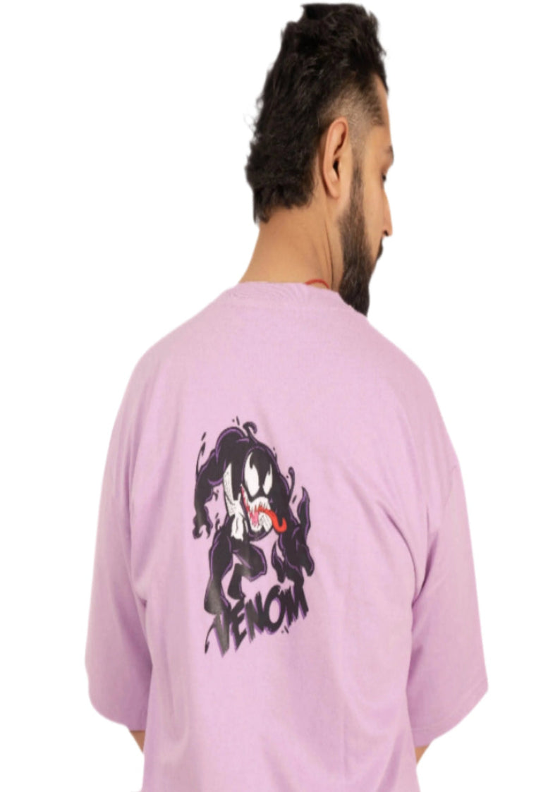 PURPLE T-SHIRT Venom Print