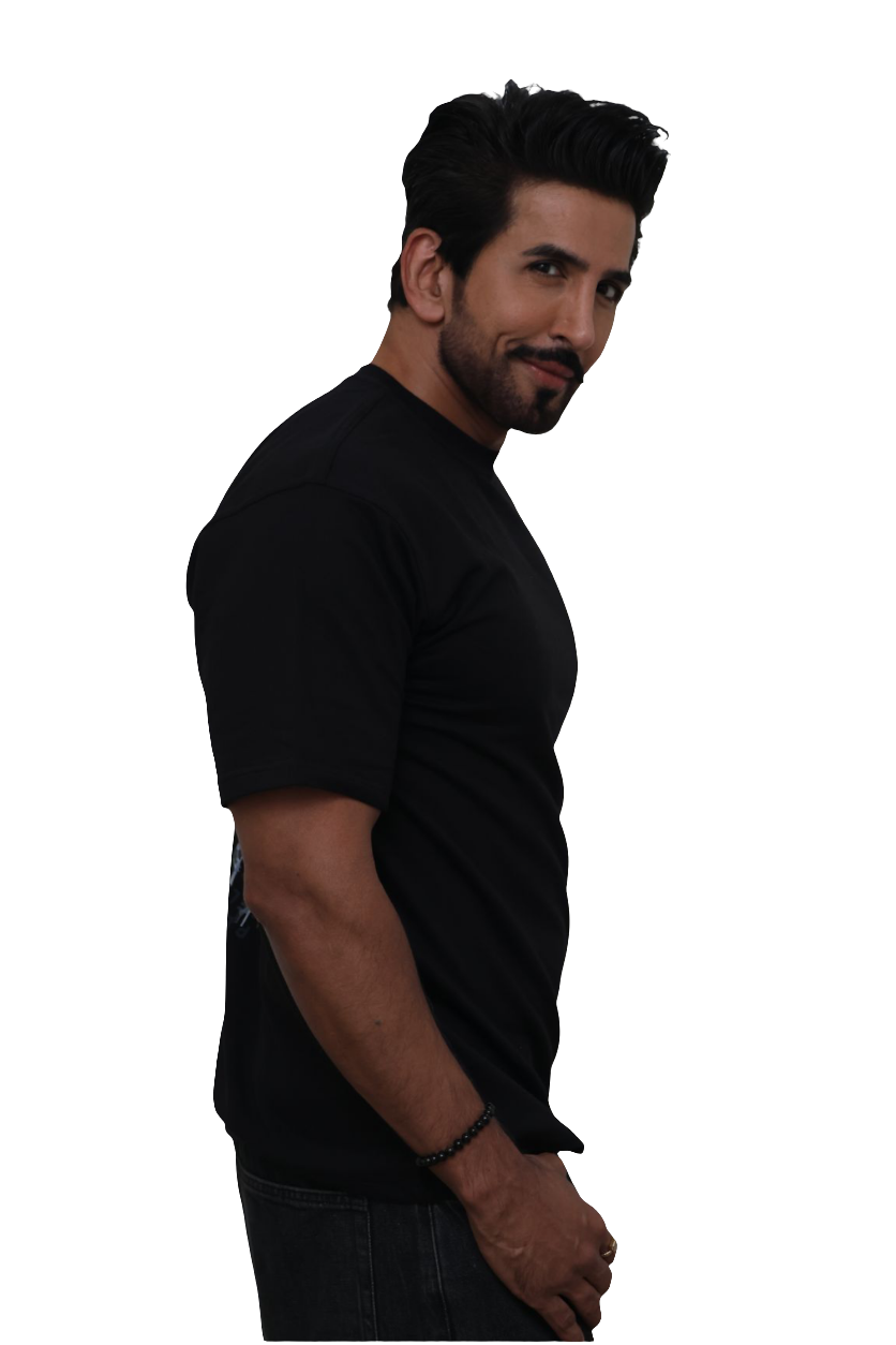 CASUAL WEAR T-SHIRT : Solid Black