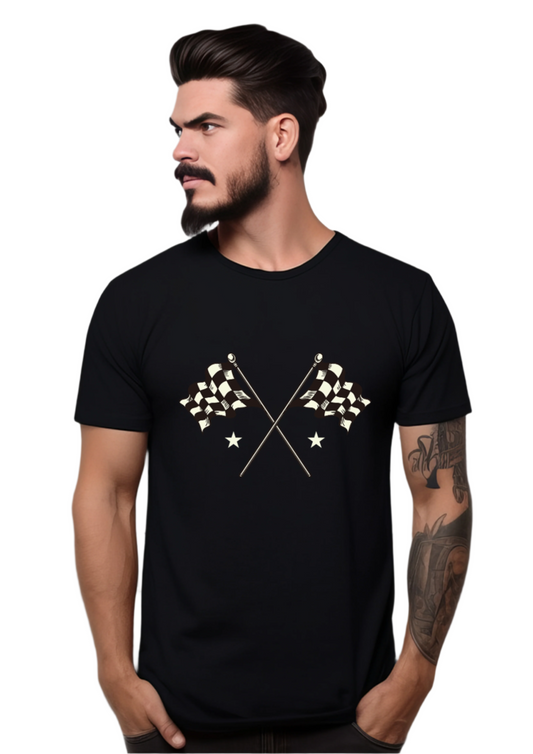 BASIC T-SHIRT :  Featuring a skull with the bike print