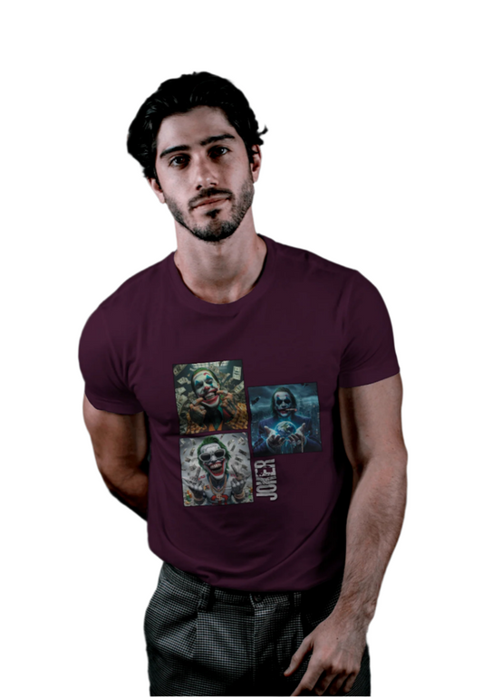WINE COLOR OVERSIZED T-SHIRT The Three Jockers