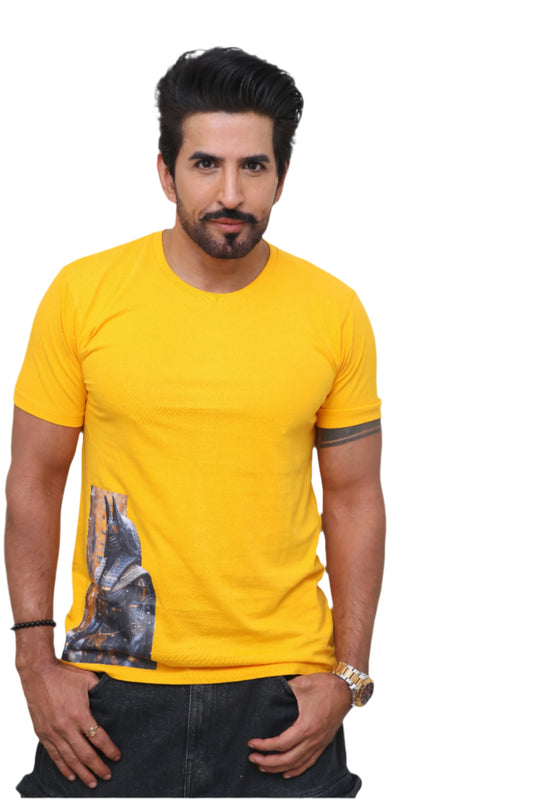 YELLOW BATMAN T-SHIRT : Egyptian Print