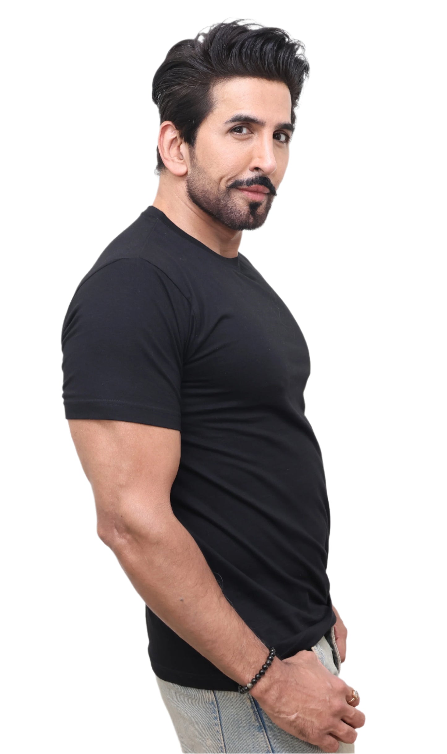 BLACK BASIC T SHIRT : Joker Print