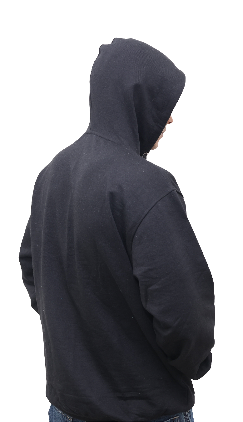 BLACK OVERSIZED HOODIE