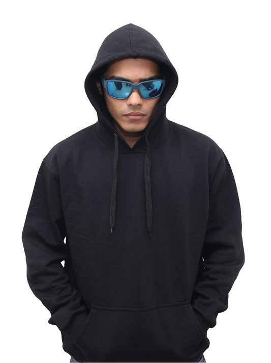 BLACK OVERSIZED HOODIE