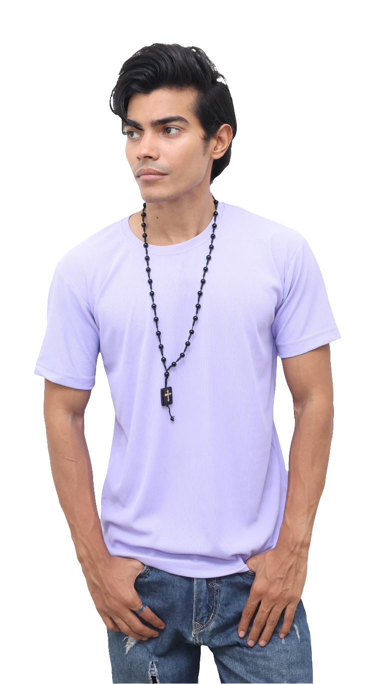 CASUAL WEAR T-SHIRT : Lavender