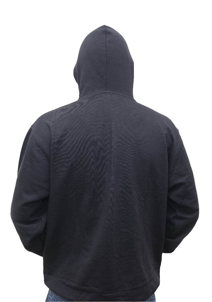 BLACK OVERSIZED HOODIE