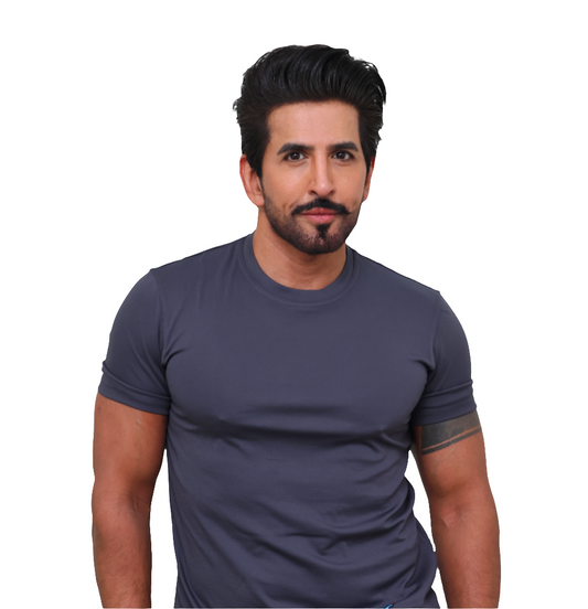 A SOLID Dark Grey T-Shirt