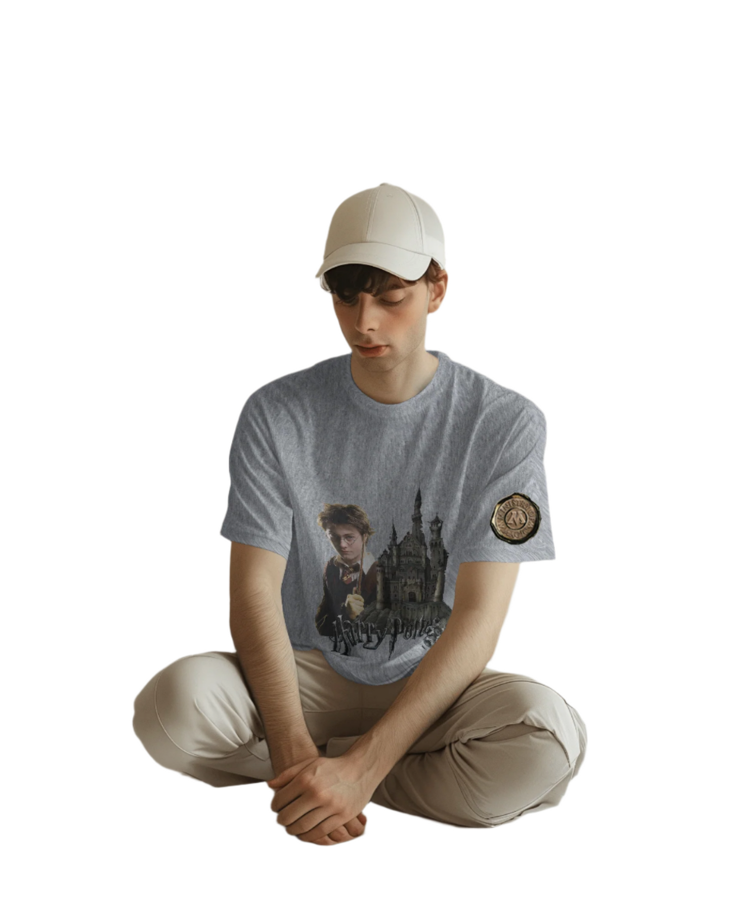 GREY T-SHIRT Harry Porter Print